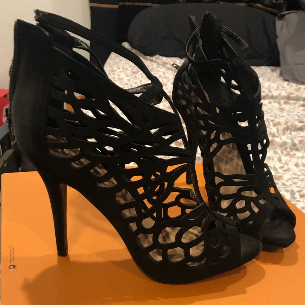 Black heels